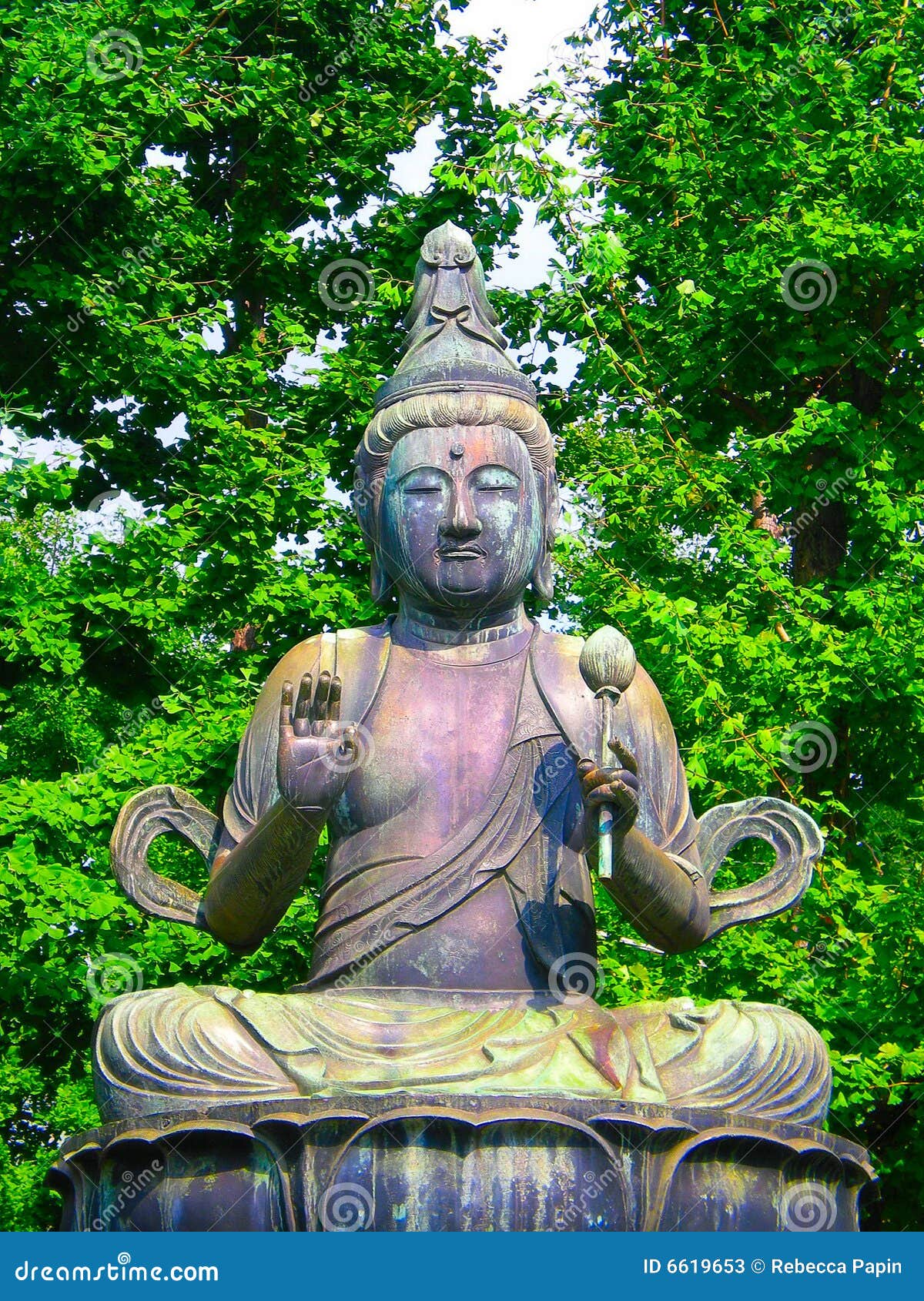Buddhist Statue in Japan stock image. Image of enlightenment 6619653