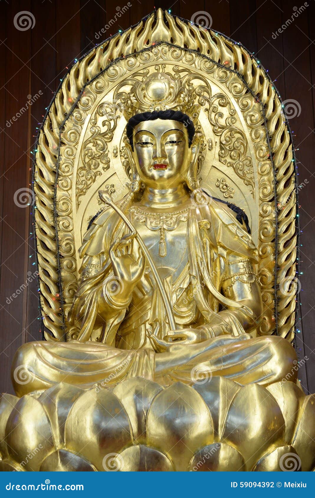 Buddhist Statue of Kuan Yin Stock Photo Image of serene, artwork