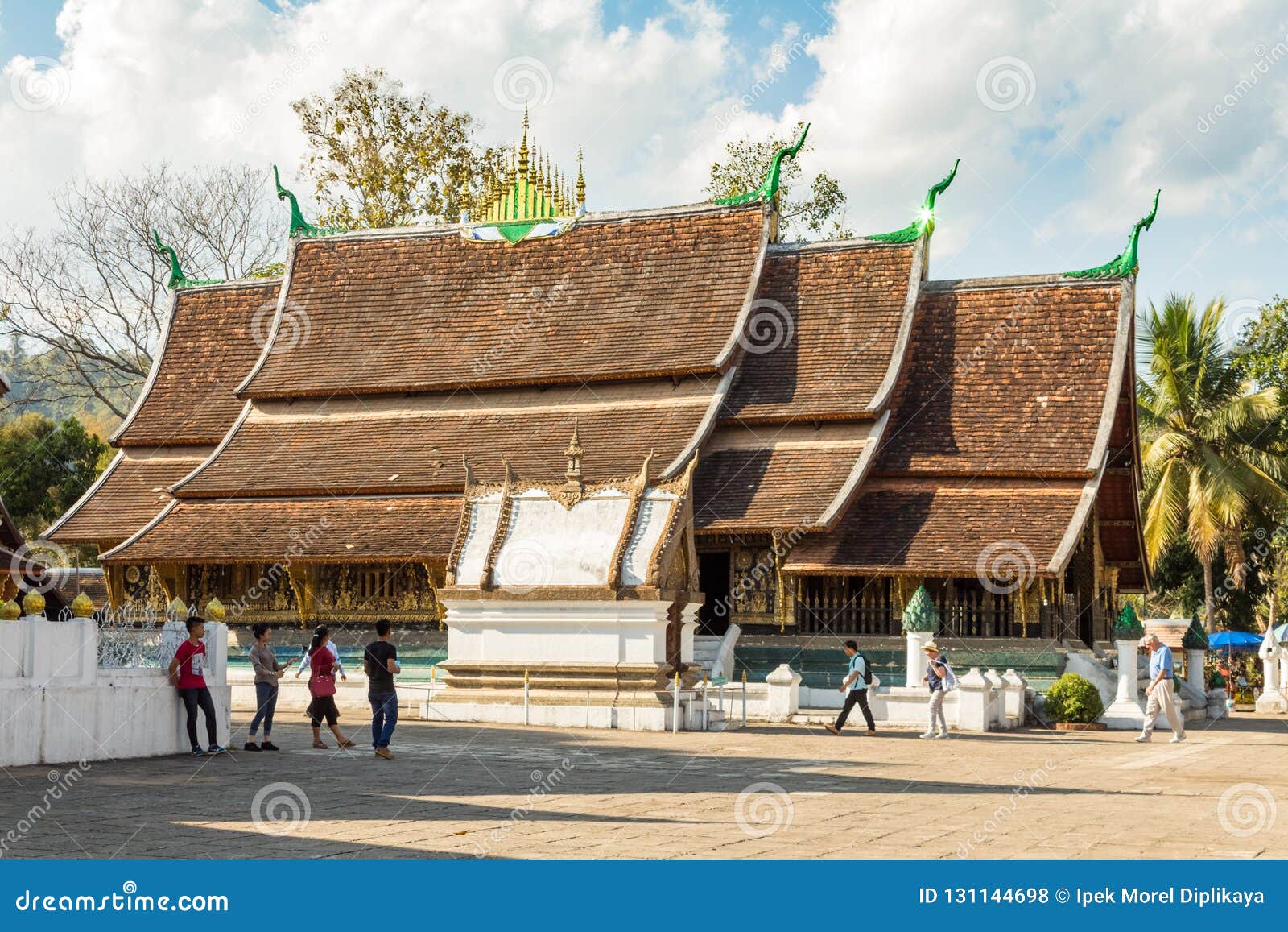 Buddhist Temple Wat Xieng Thong, Luang Prabang, Laos, Southeast Asia ...
