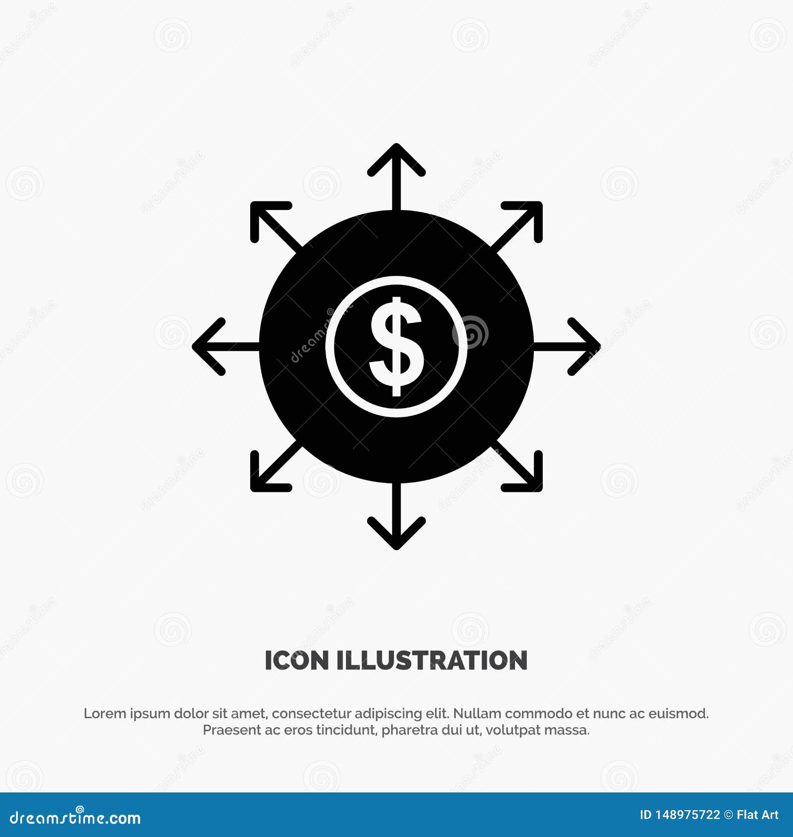 Download Budget, Banking, List, Cash Solid Glyph Icon Vector Stock Vector - Illustration of online, sale ...