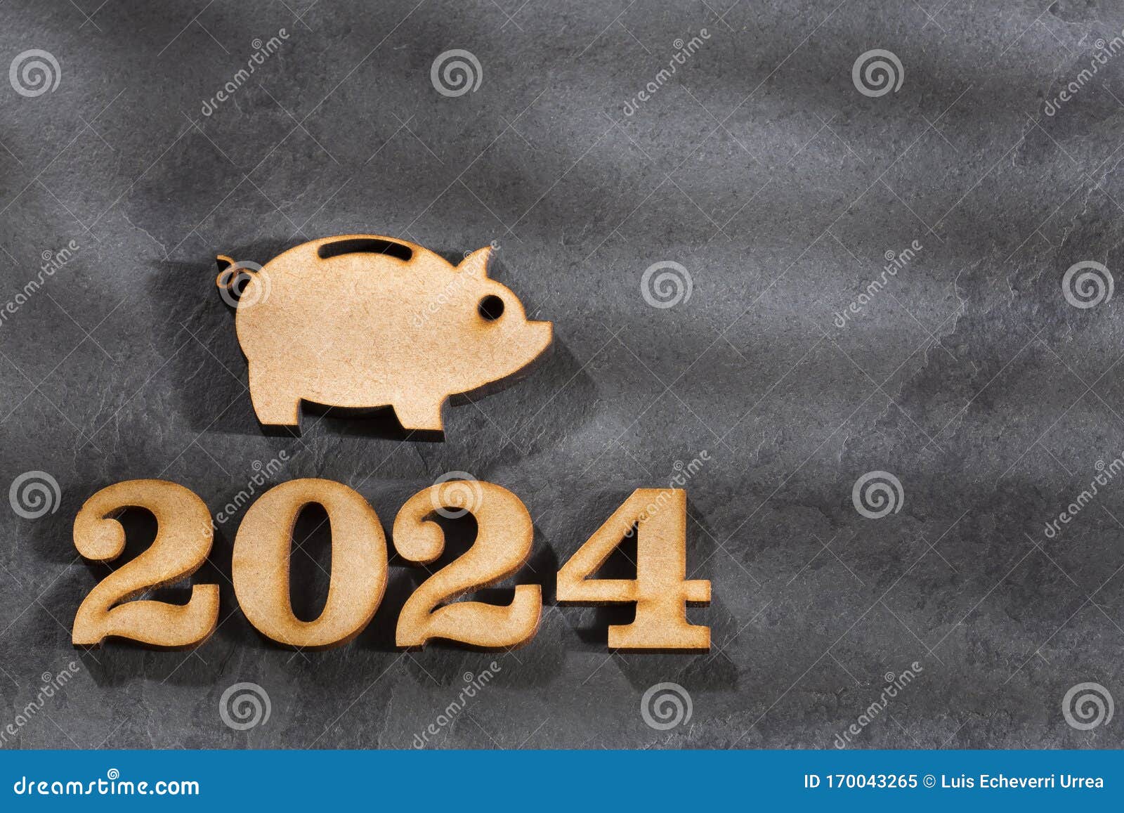 Budget for the Year 2025 Savings Concept. Text Space Stock Image
