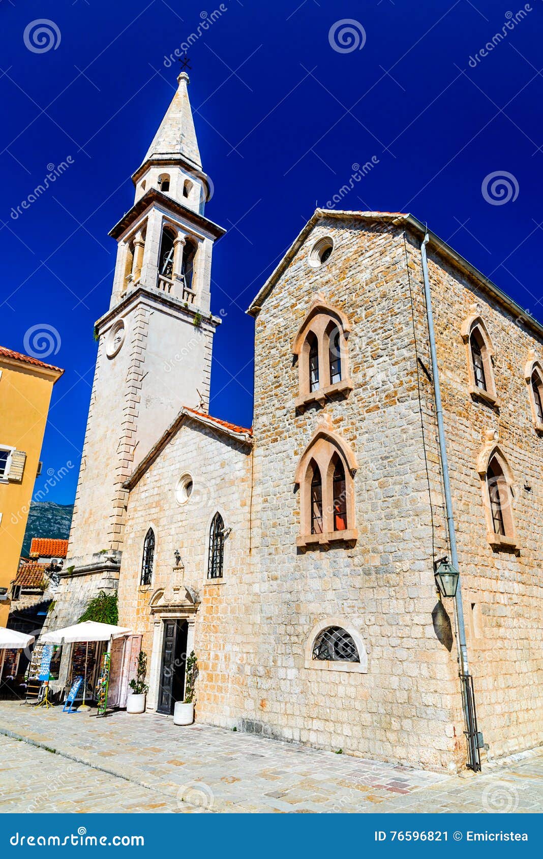 budva, montenegro - sveti ivan church