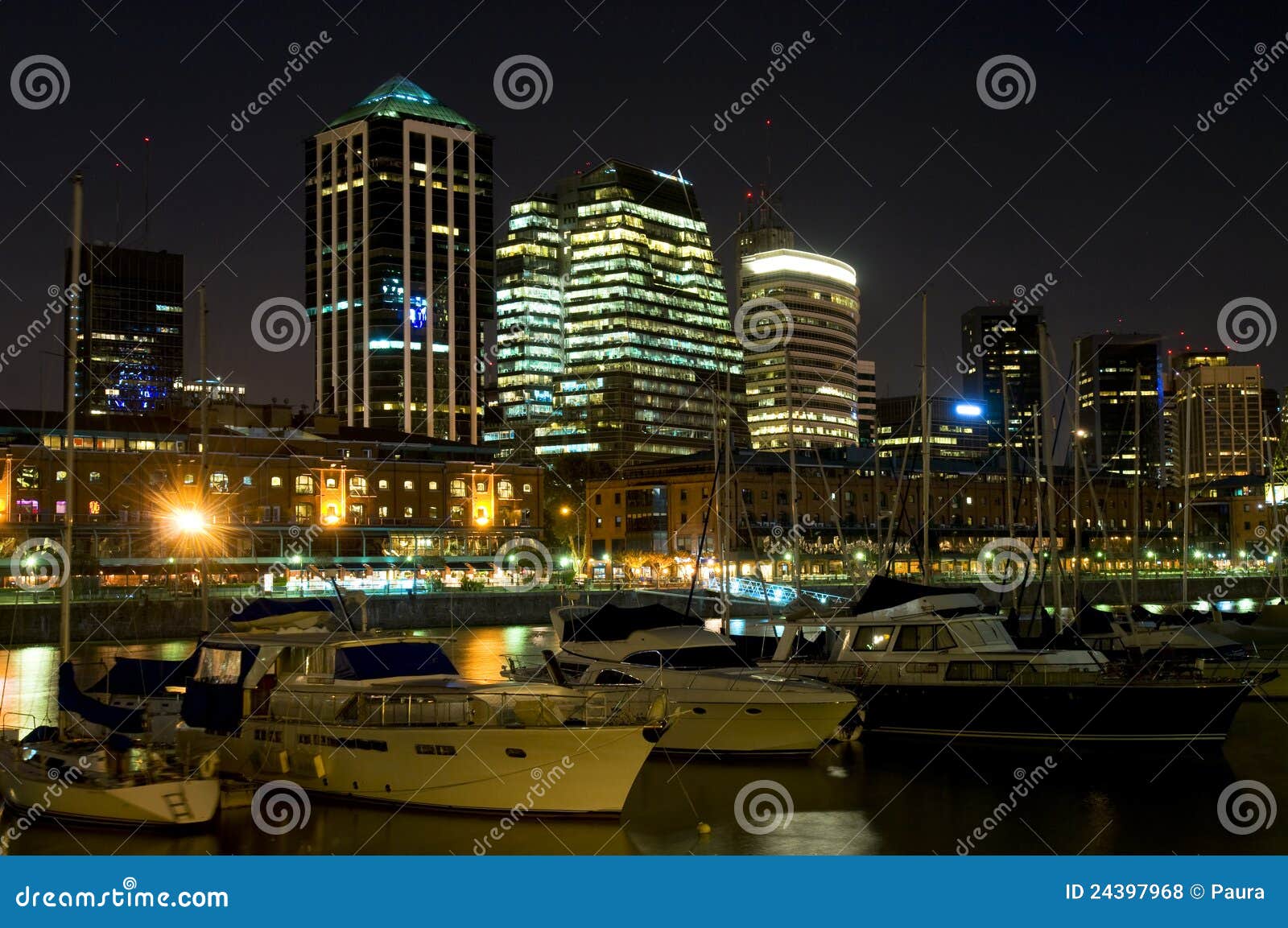 buenos aires cityscape - puerto madero