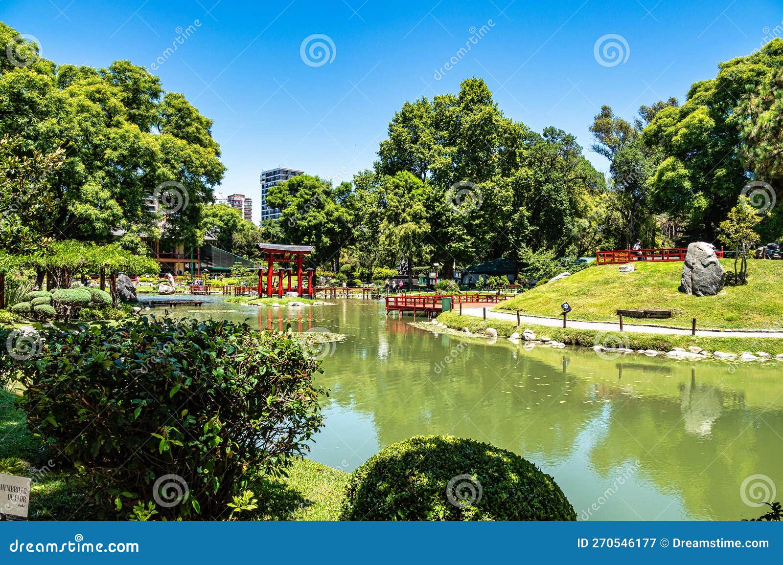 the buenos aires japanese garden, jardin japones is a public garden in buenos aires, argentina