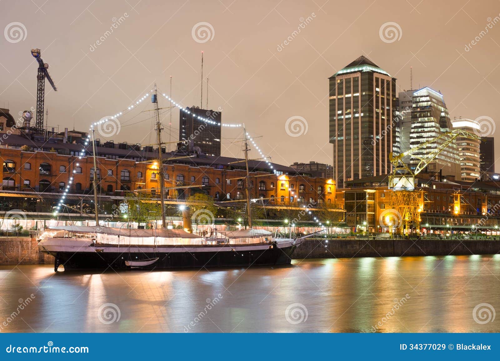 Buenos- Airesstadtbild, Hauptstadt von Argentinien, Puerto Madero Nachbarschaft