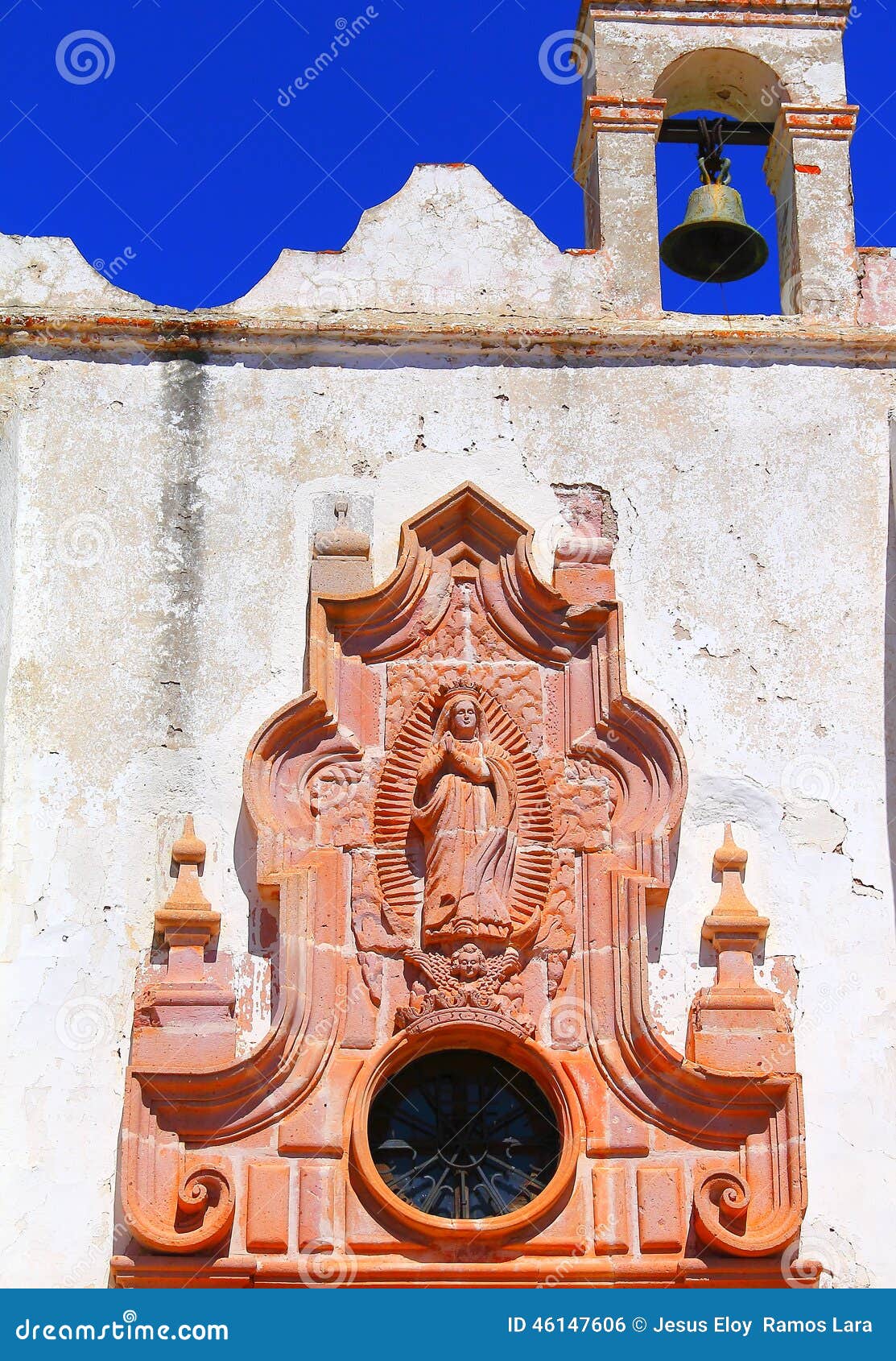 detail of the virgen del patrocinio church, zacatecas city, mexico. vi