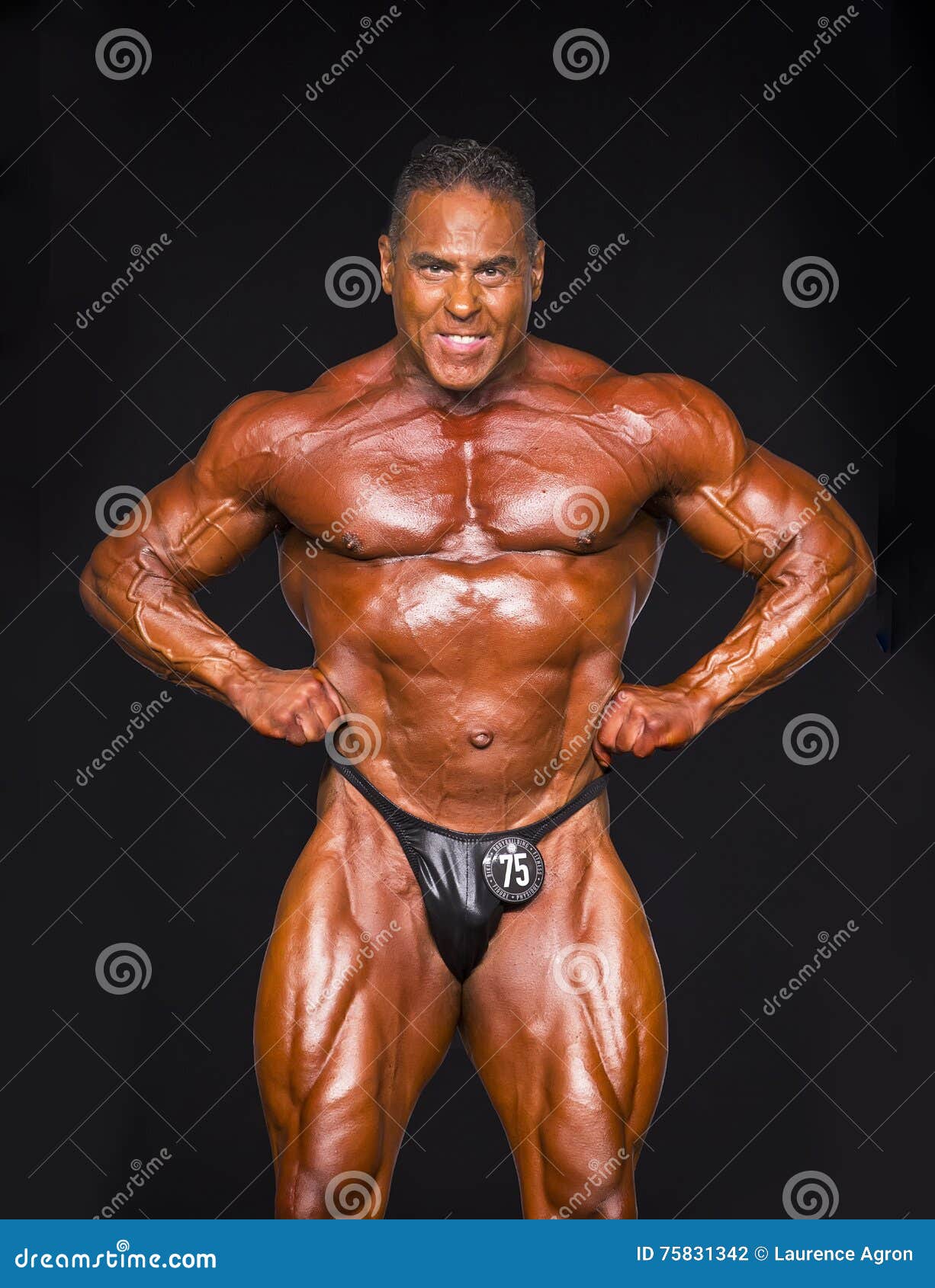 Buff, Middle-Aged Male Bodybuilder Editorial Photography - Image of  competes, displays: 75831342