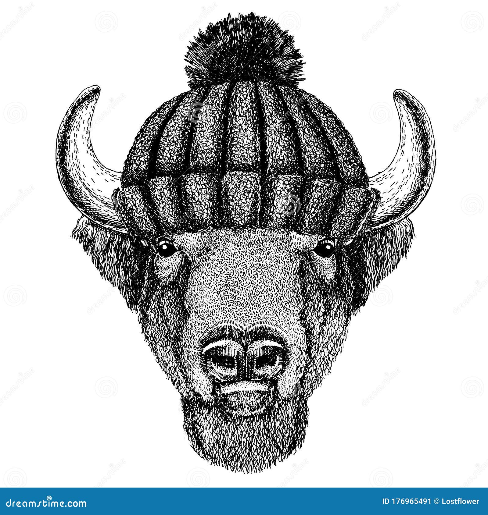 TATTOOS.ORG — Traditional buffalo head tattoo by Sagent Staygold...