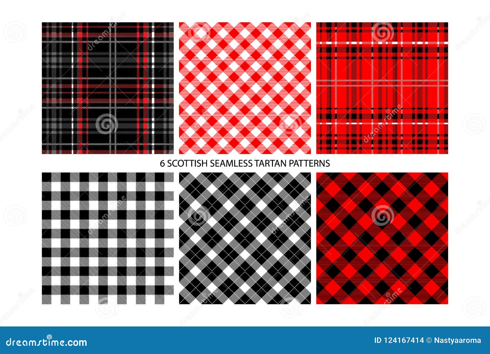 Classic tartan and buffalo check plaid seamless Vector Image