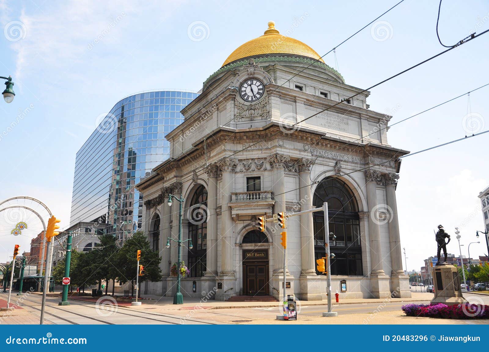 Buffalo Savings Bank, Buffalo, New York, USA Editorial Photo Image of