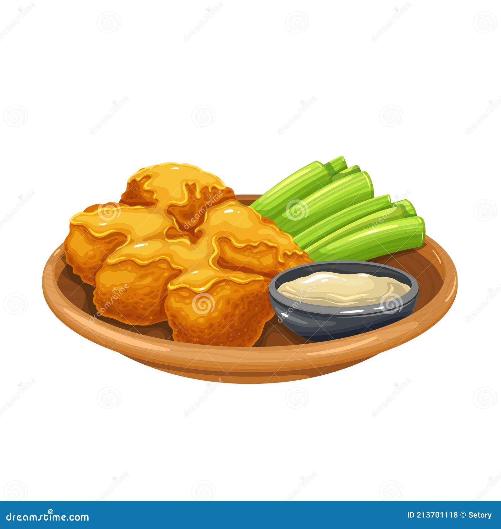 Buffalo Wings icon stock vector. Illustration of cartoon 213701118