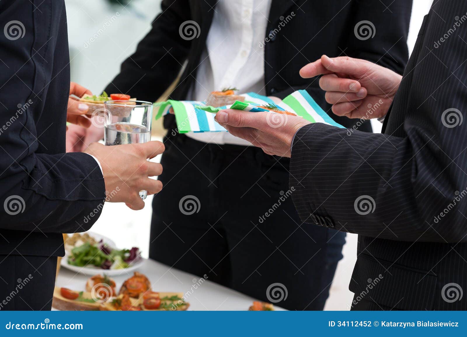 Buffet with Snacks in a Office Center Stock Photo Image of colleague