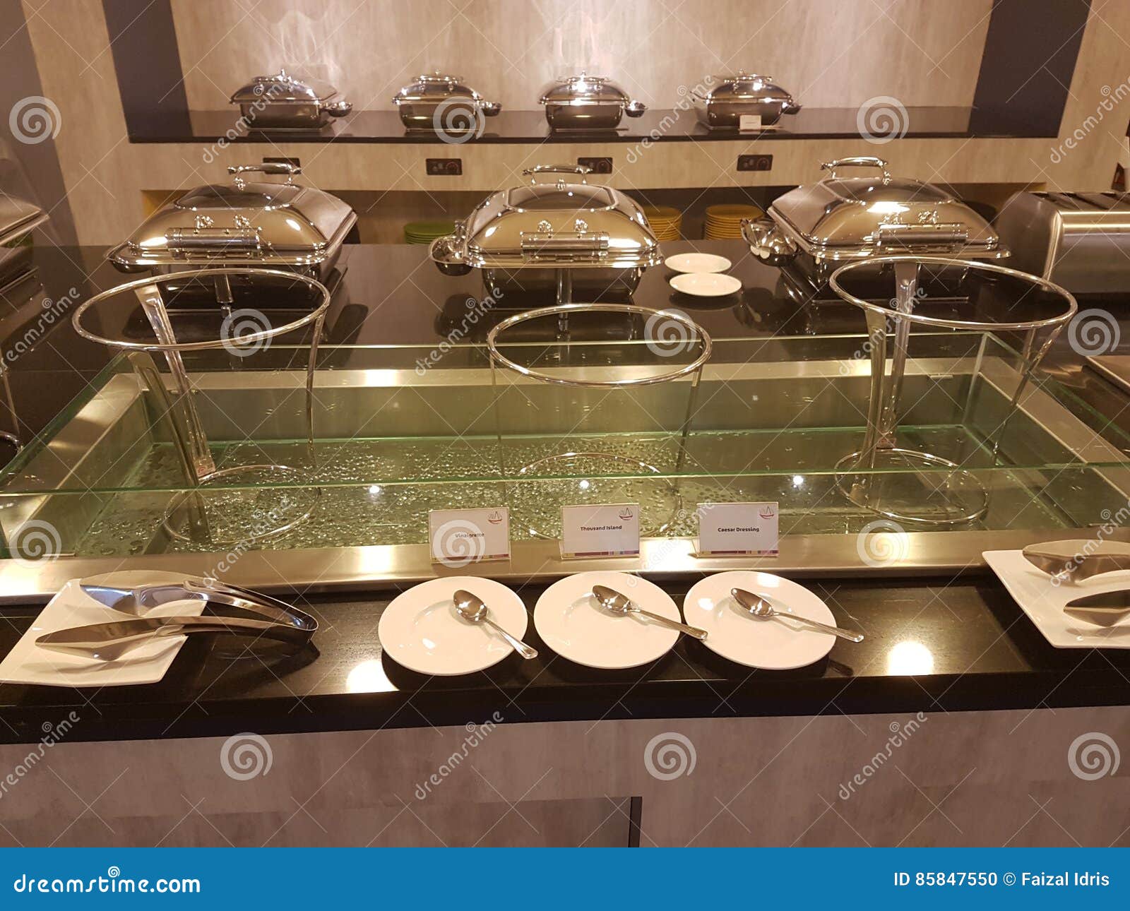 Buffet Table Set Up Editorial Image Image Of Countertop 85847550