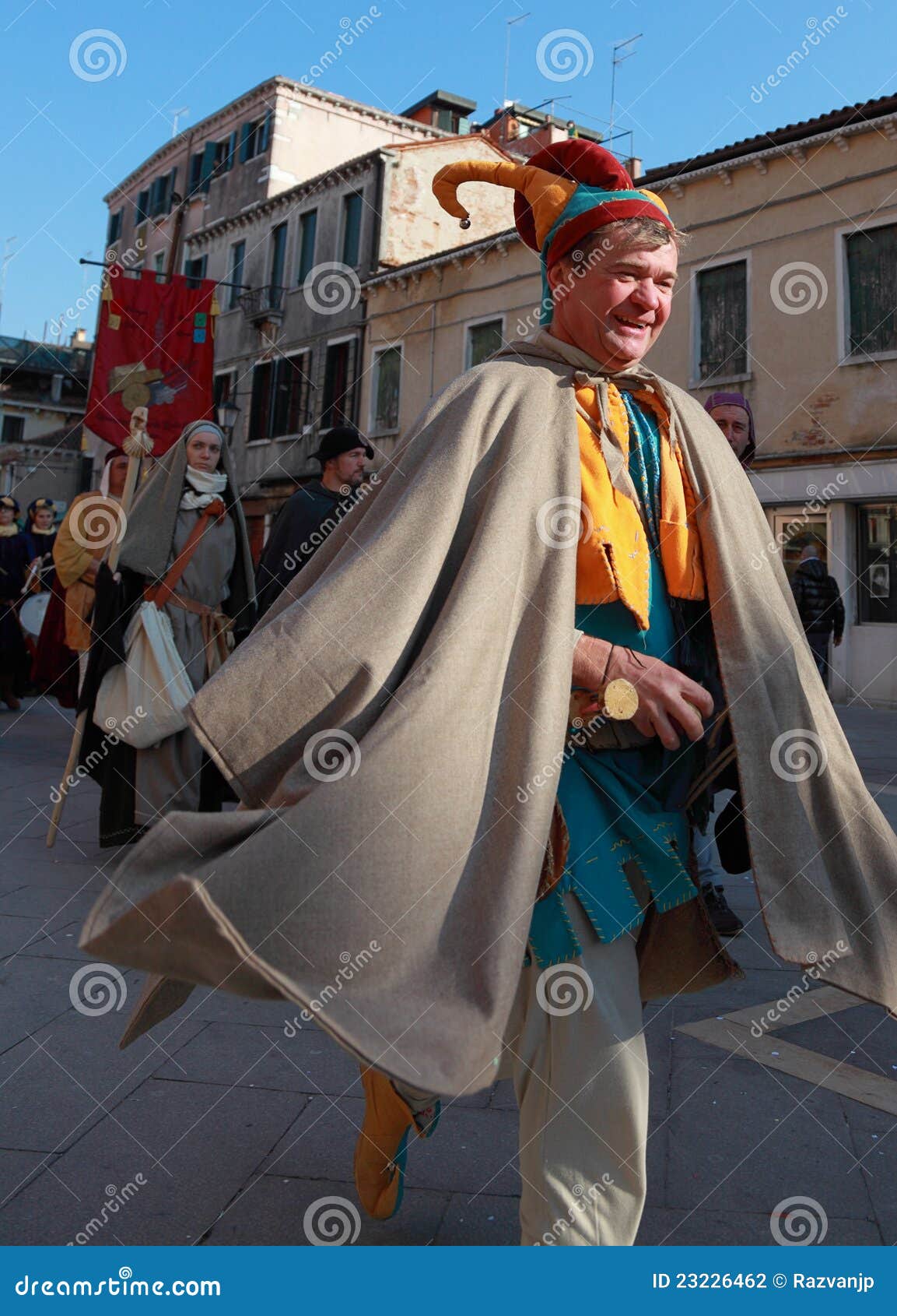 The Buffoon editorial photography. Image of motion, male 23226462