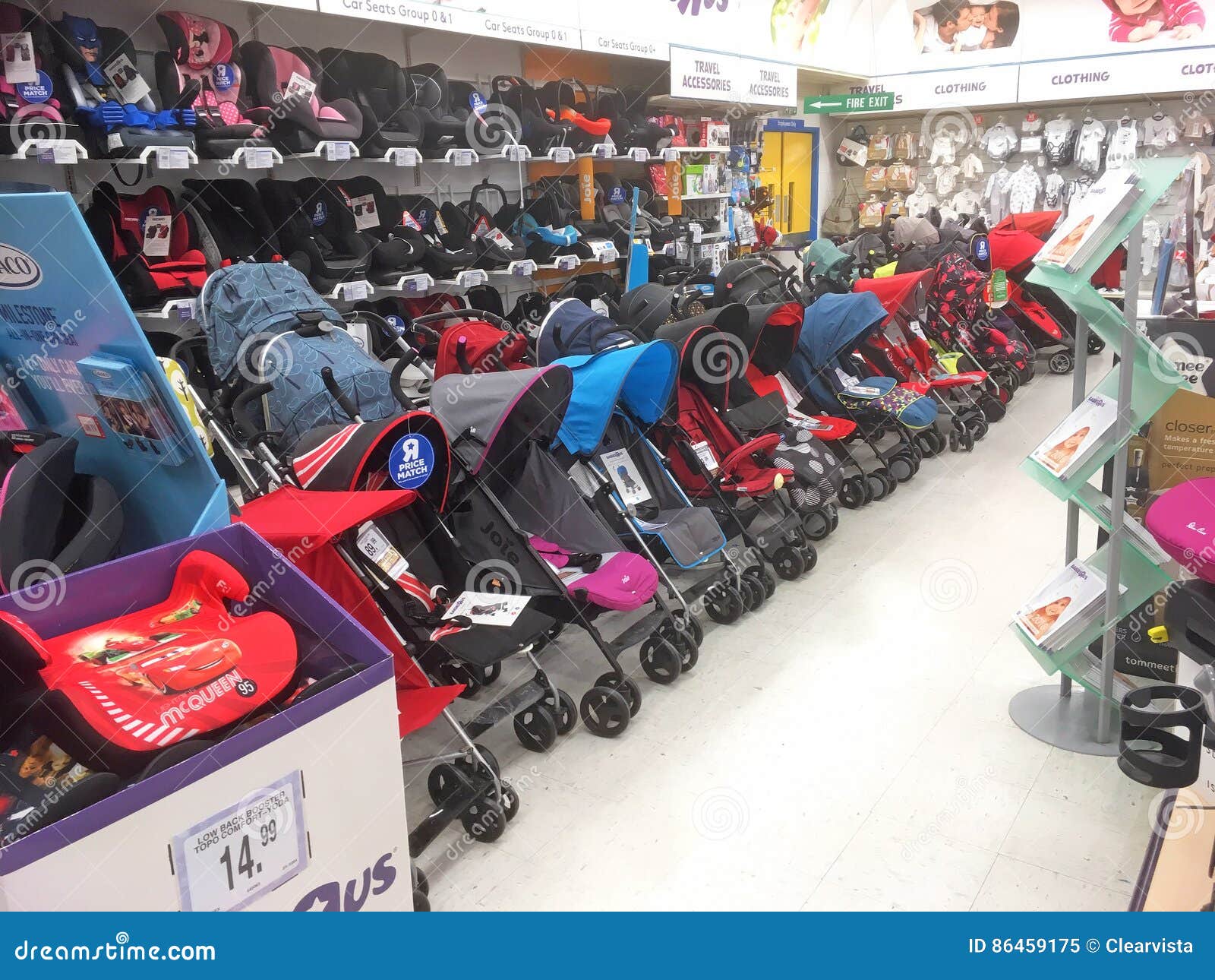 strollers in store