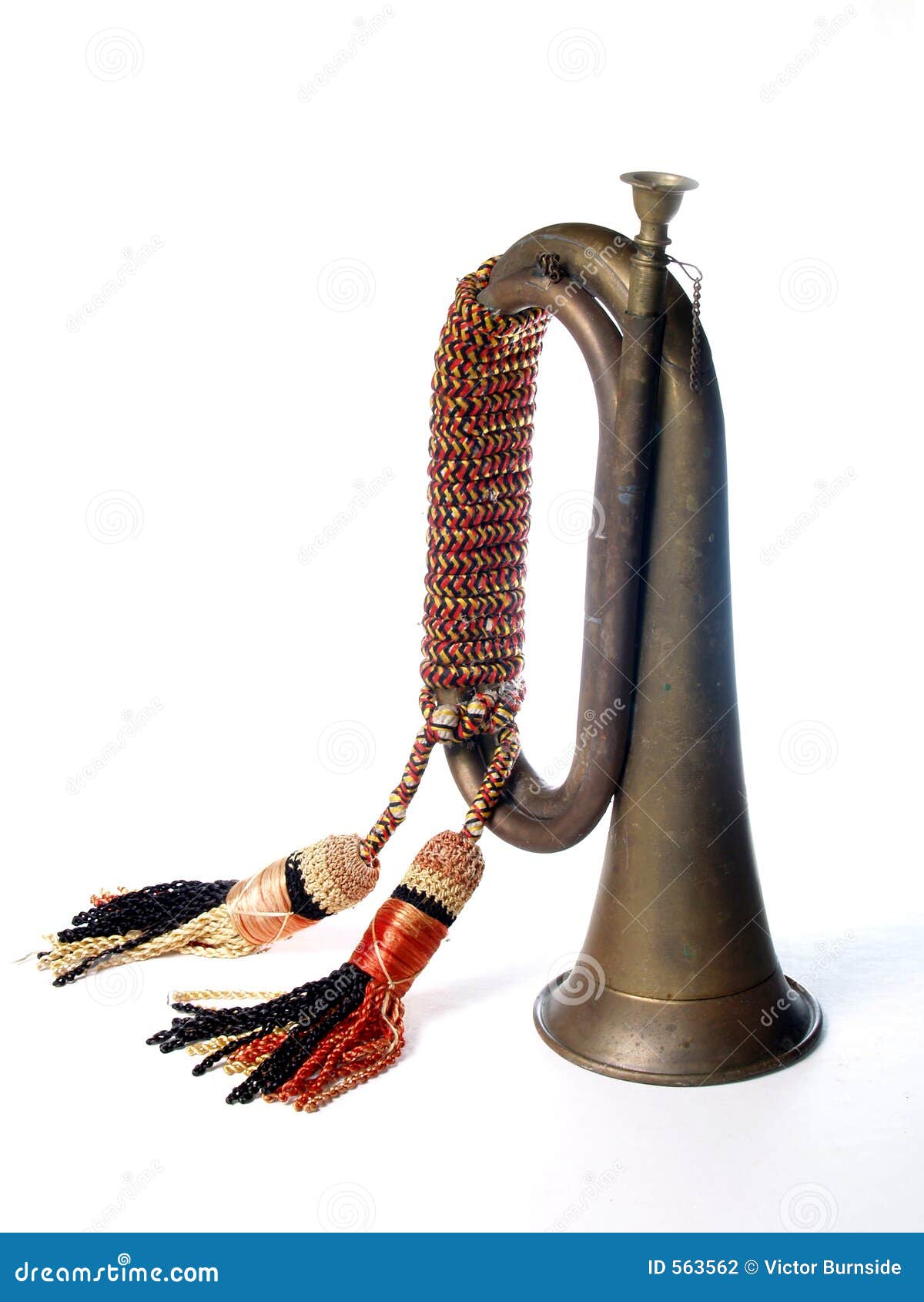 Bugle stock photo. Image of tassel, cord, trumpet, instrument 563562