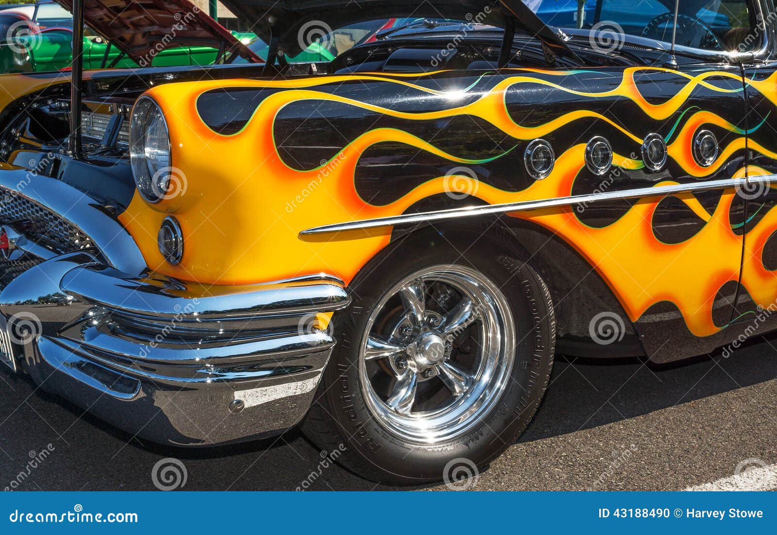 1955 Buick front view. editorial image. Image of automobile 43188490