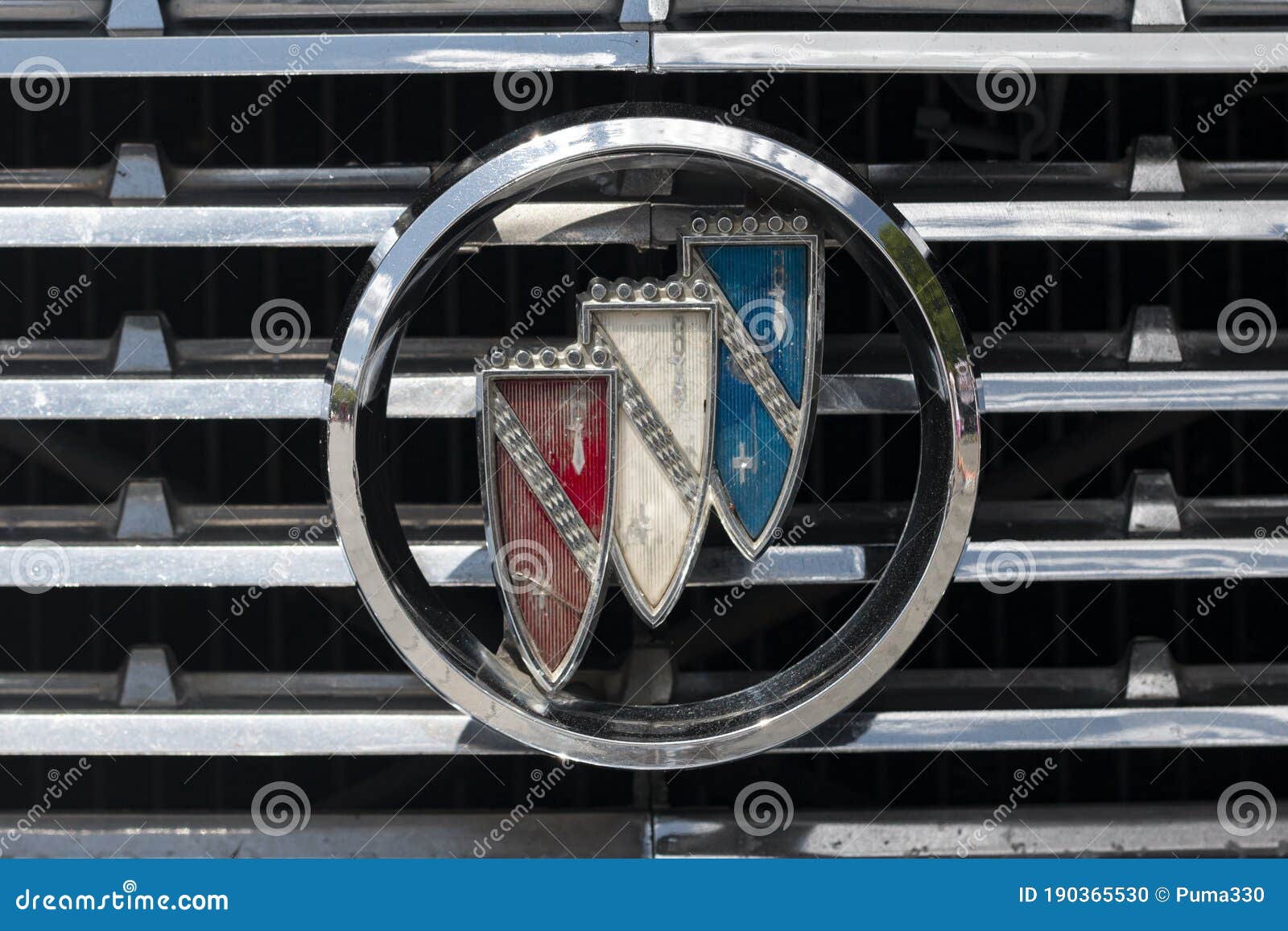 Buick Logo Classic Car Model Editorial Image Image of close