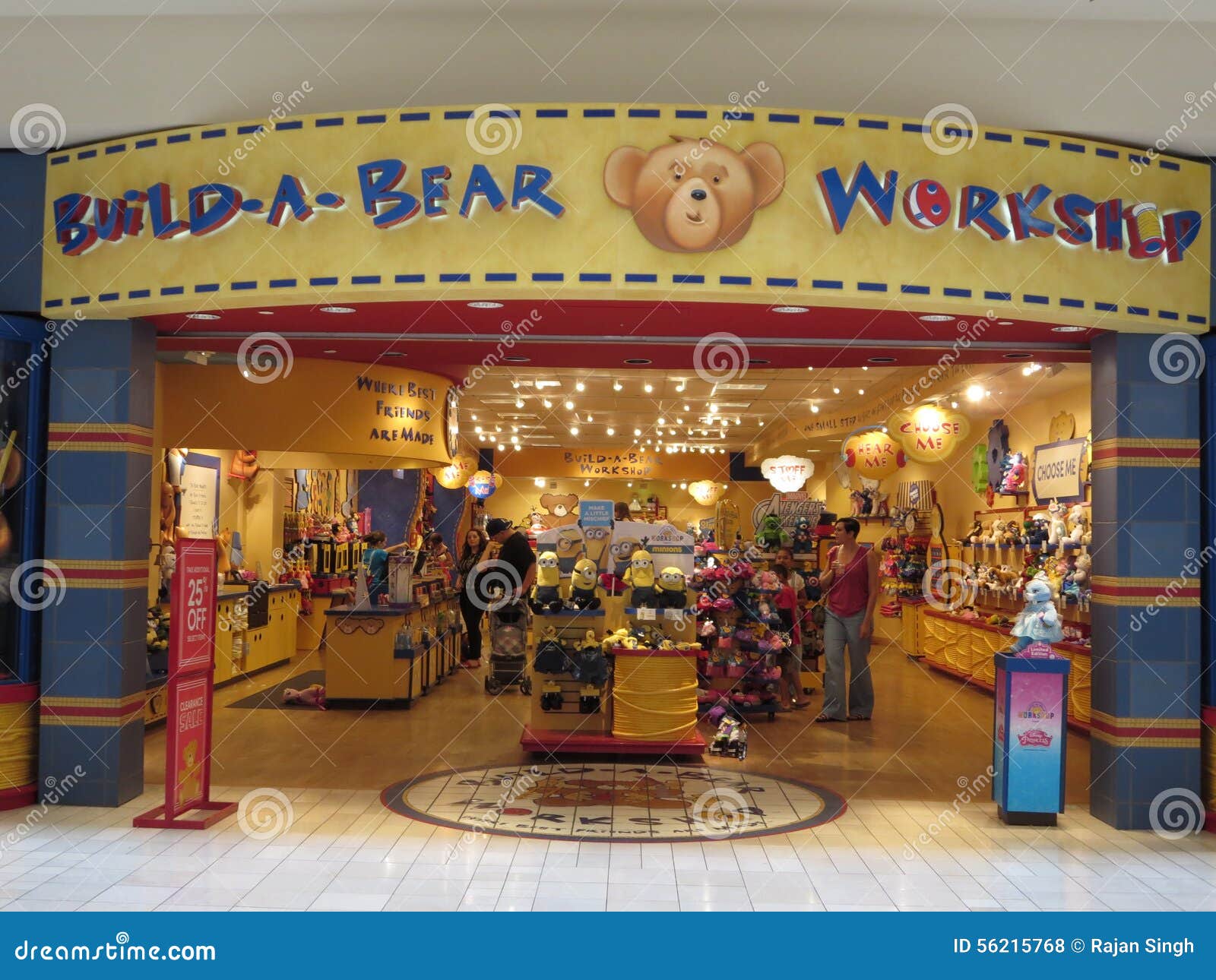 BUILD A BEAR WORKSHOP editorial stock 