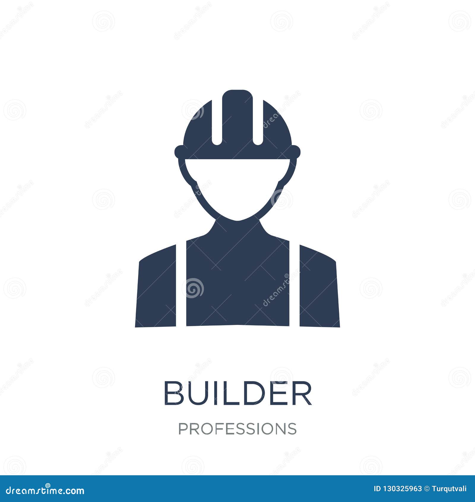 Builder Icon Trendy Flat Vector Builder Icon On White Background From