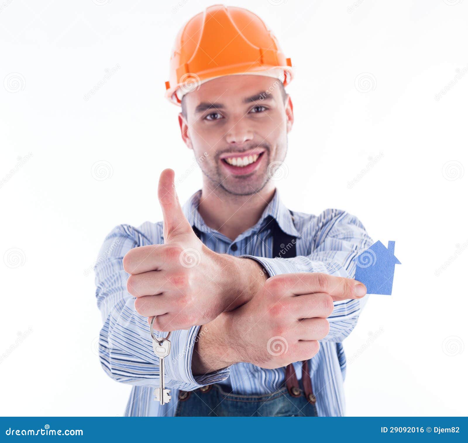 A Builder Man Stock Photo, Picture and Royalty Free Image. Image