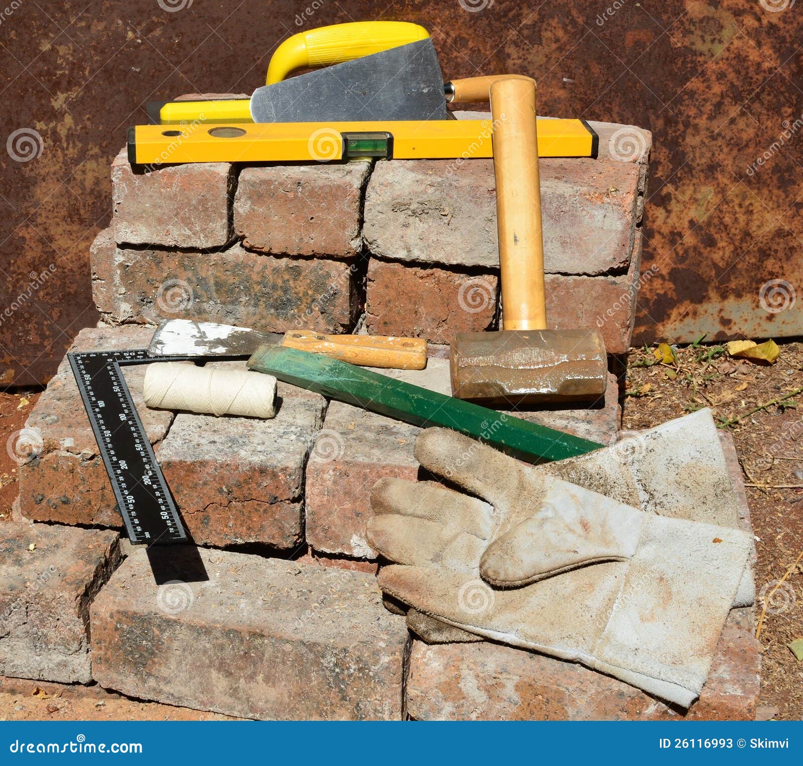 Builders Tools, Industrial Equipment. Garage Shed In A Lay Flat
