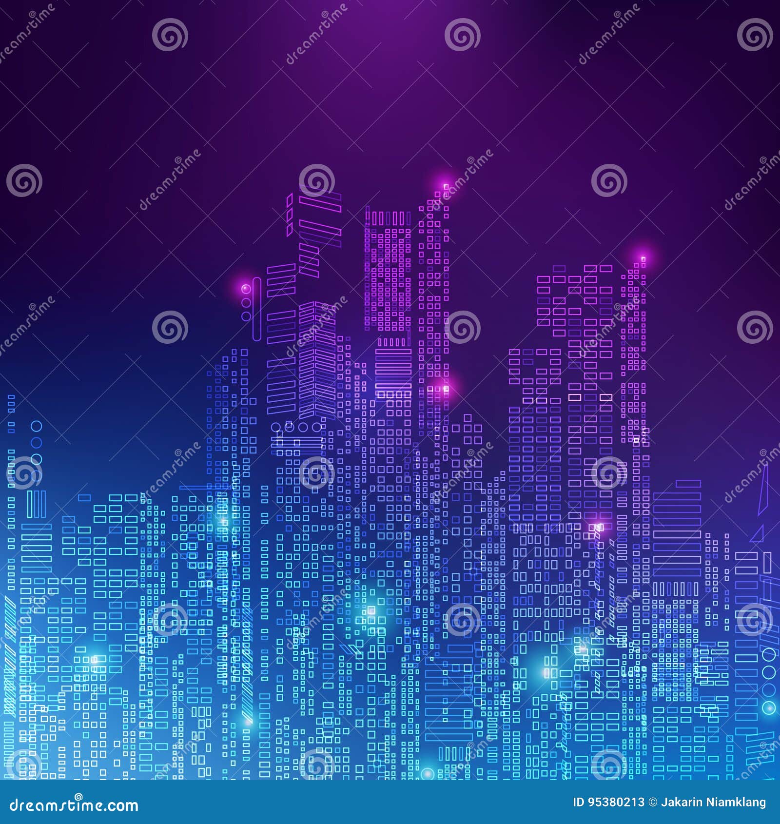 Building stock vector. Illustration of concept, cityscape 95380213