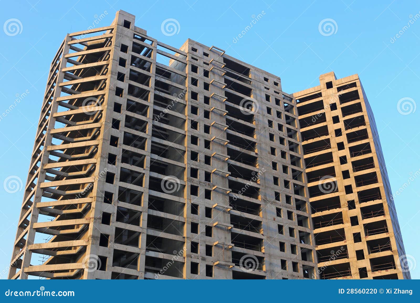 Building Concrete Structure Stock Photo - Image of place, structure