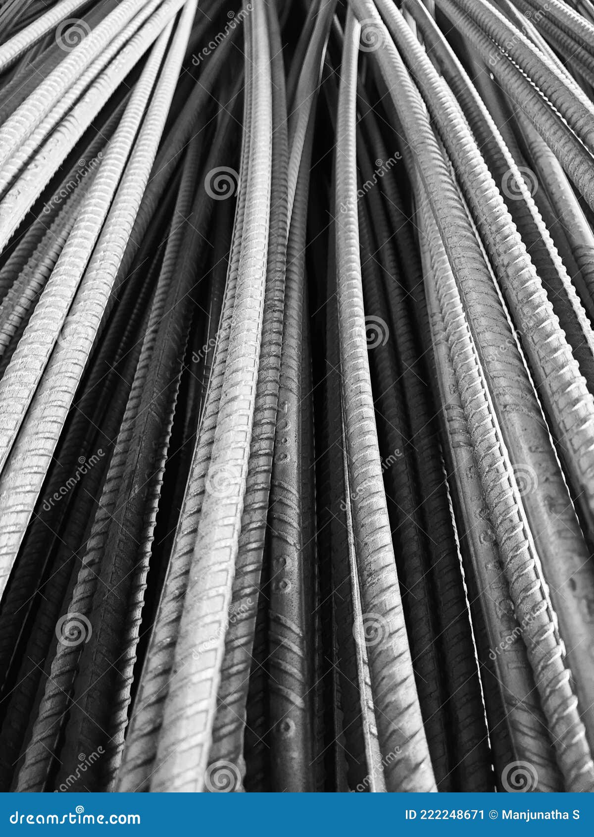 Thermaly Treatment Tmt Steel Bars House Stock Photo 1822148933