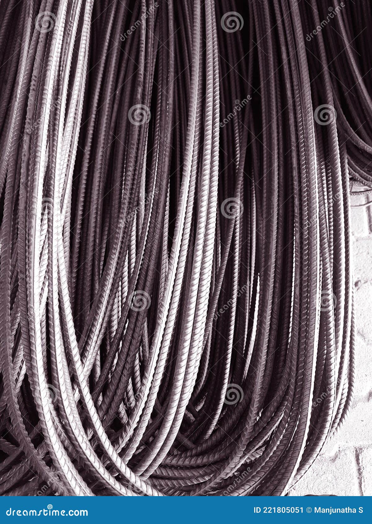 Thermaly Treatment Tmt Steel Bars House Stock Photo 1822148933