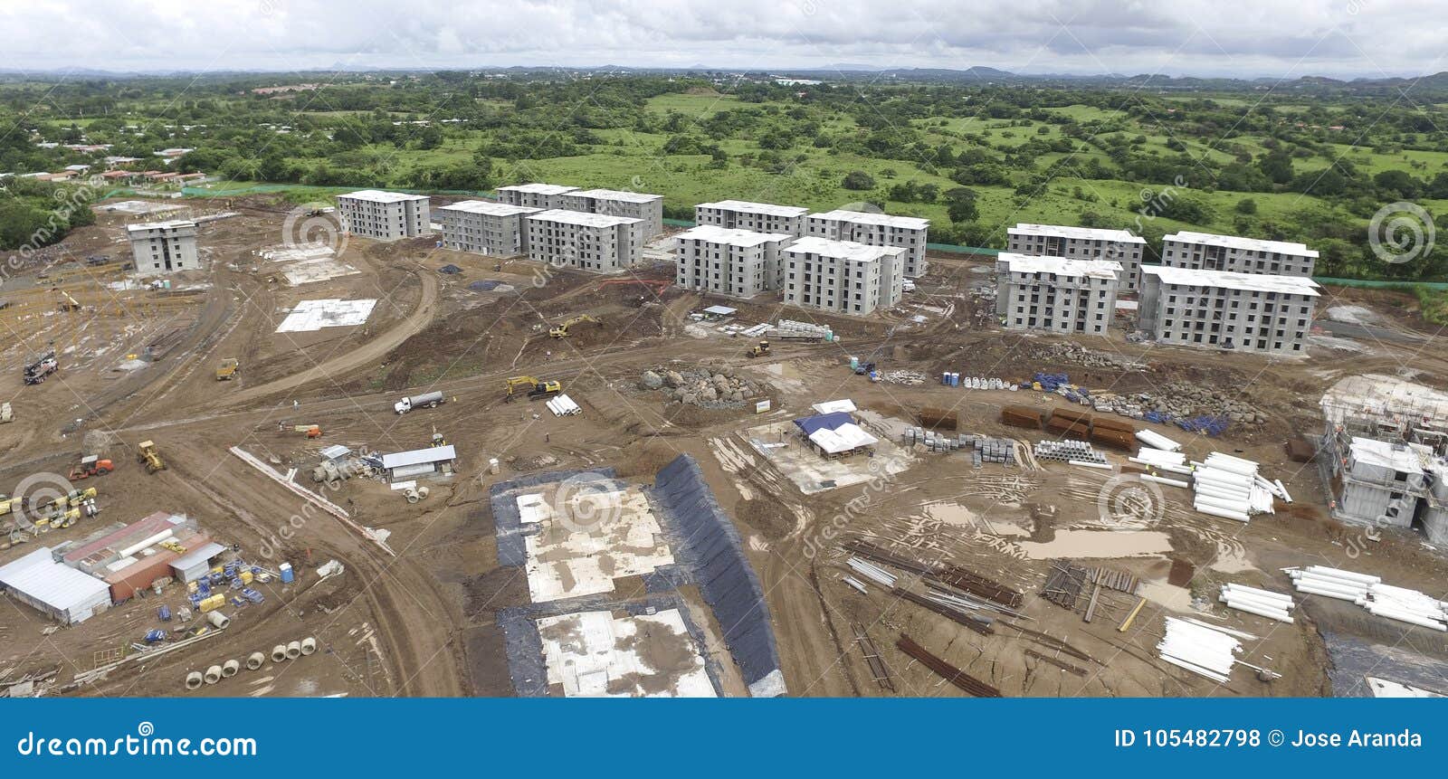 Building Construction in Panama Province Stock Photo Image of nature