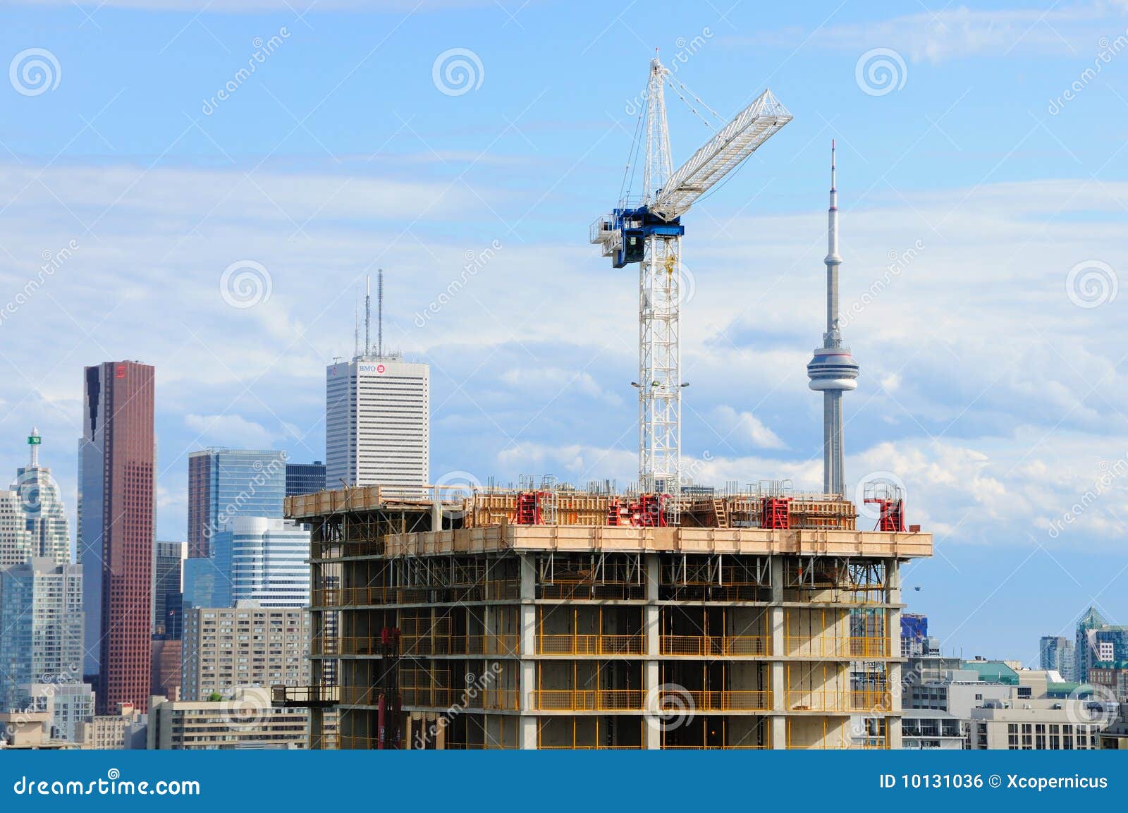 Building Construction in Toronto Stock Photo Image of high, concrete
