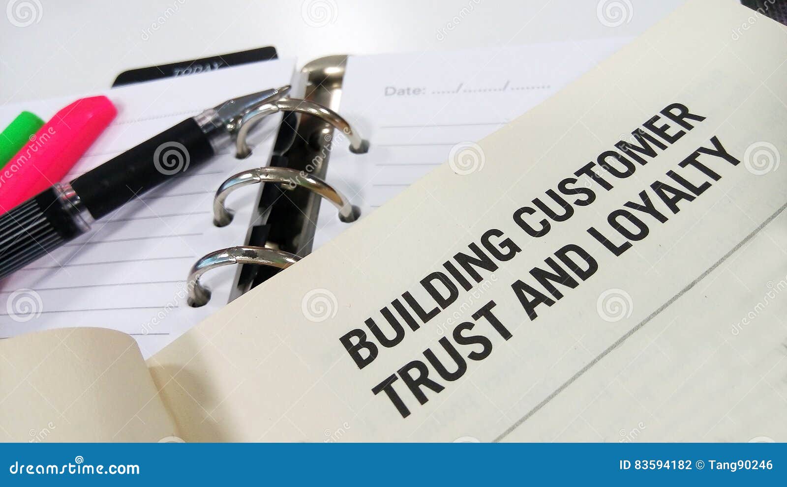 Building Customer Trust and Loyalty Stock Photo - Image of concept