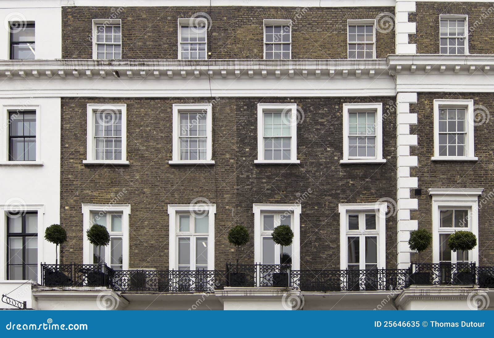 Building facade in London stock image. Image of british  25646635