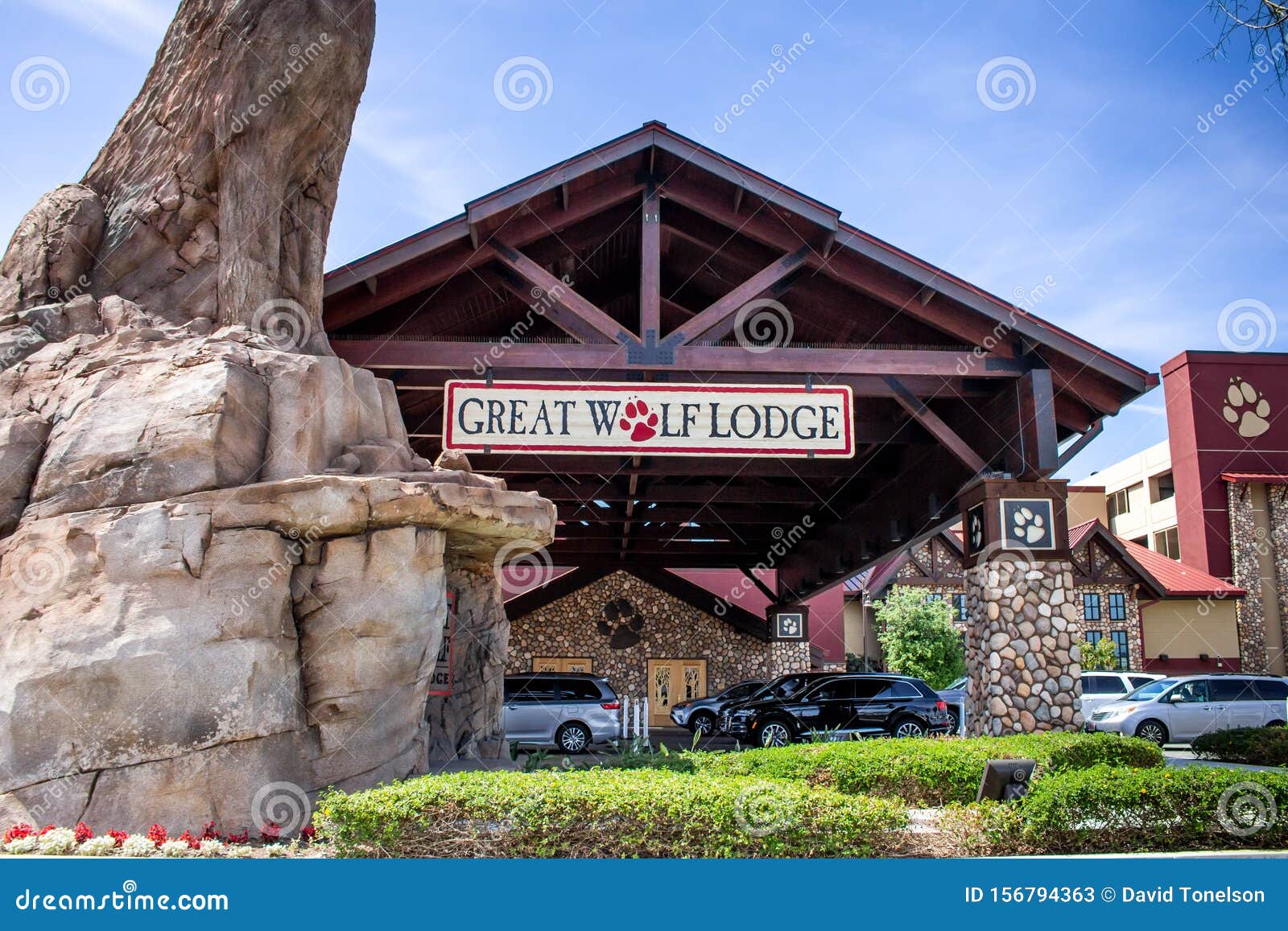 Great Wolf Lodge Hotel Sign Editorial Stock Photo Image Of Brand