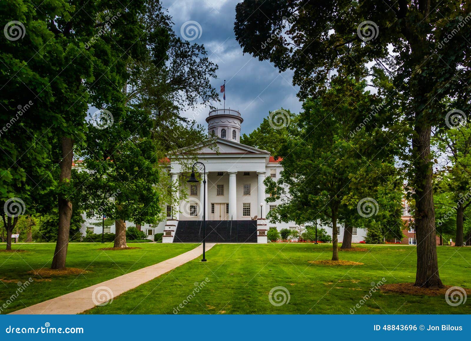 Building at Gettysburg College, Gettysburg, Pennsylvania. Stock Photo