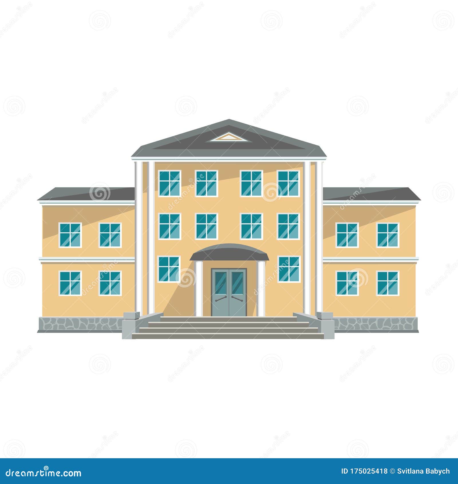 Building of Government Vector  Vector Icon Isolated on White  Background Building of Government . Stock Vector - Illustration of embassy,  justice: 175025418