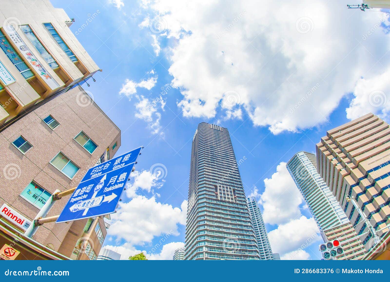 Building Groups in Chuo ku, Tokyo Stock Photo Image of lens, weather