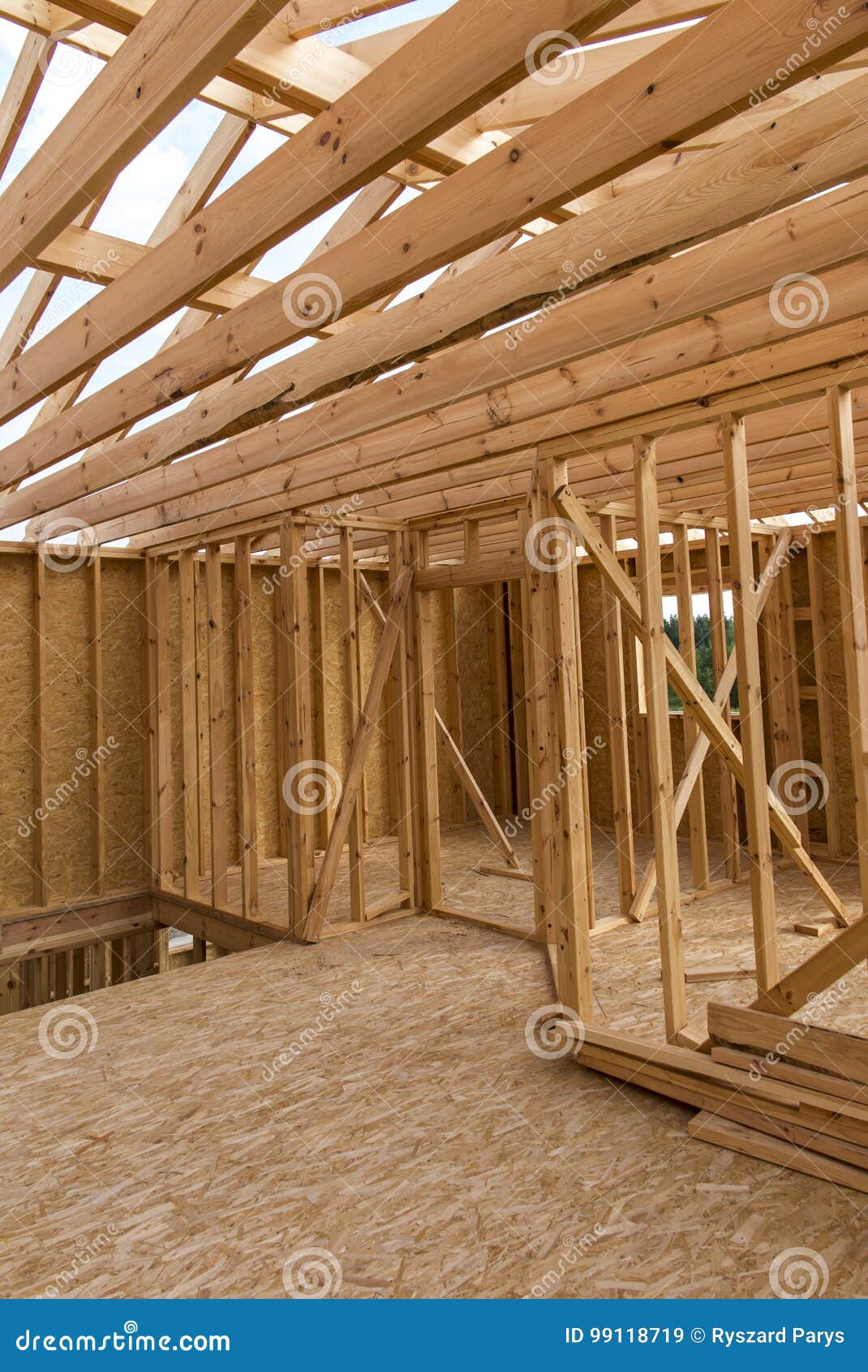 Building a House in Skeleton Technology Stock Image Image of nails