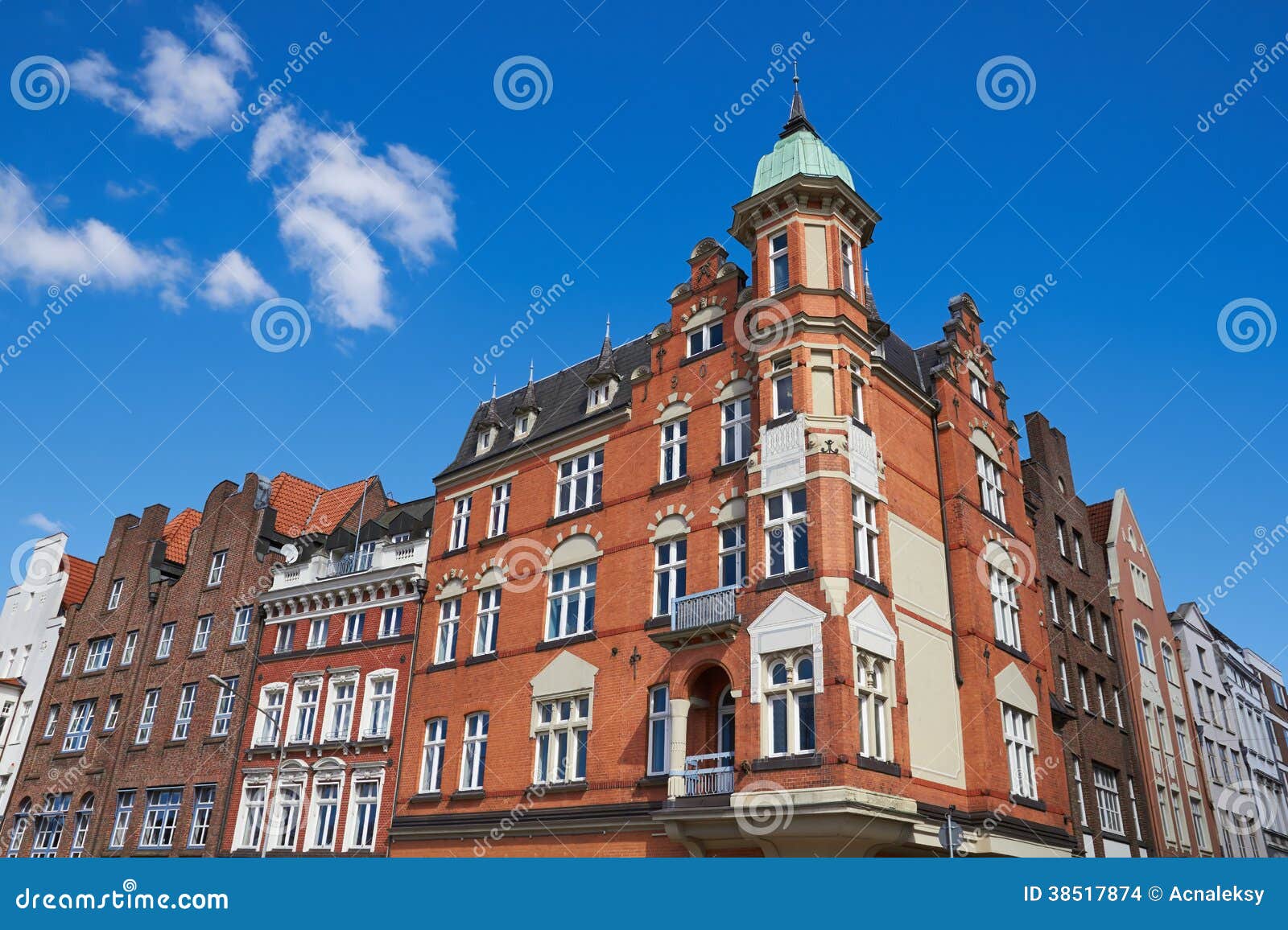 Building in Lubeck, Germany Stock Photo Image of lubeck, houses 38517874