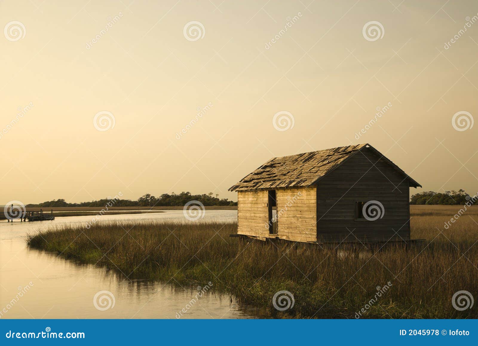 Building in marsh stock photo. Image of travel, north - 2045978