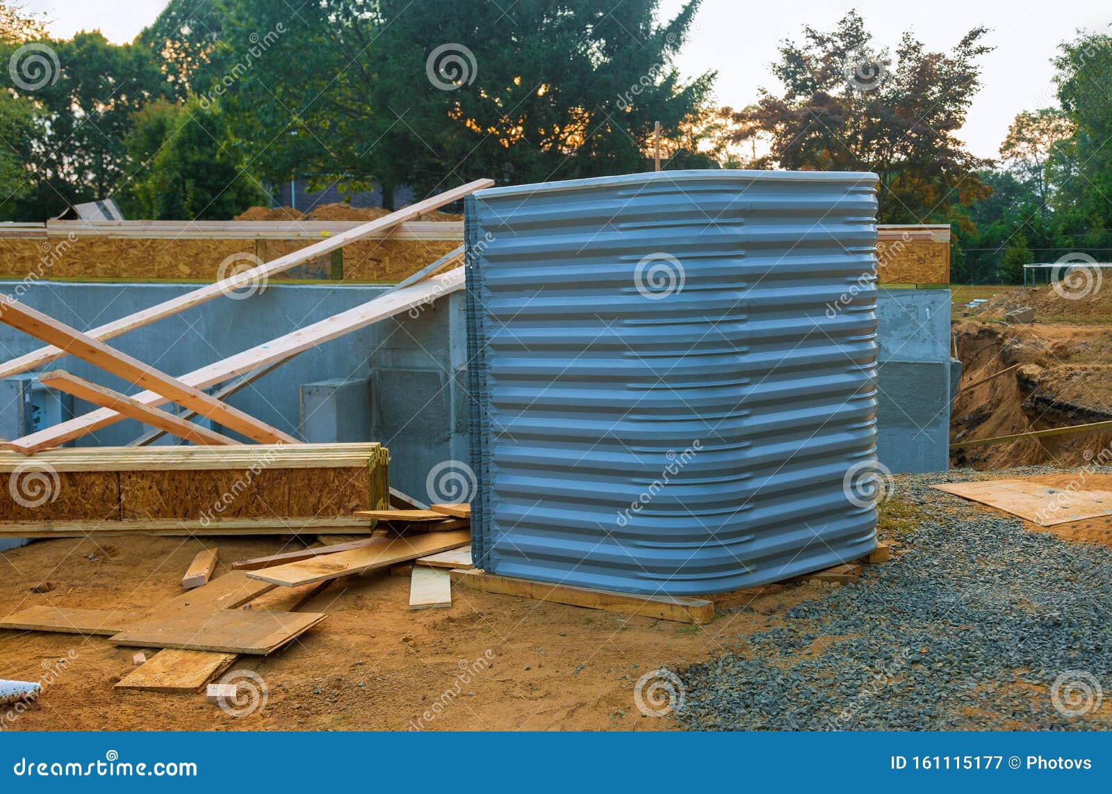 building materials window well basement for new wood home