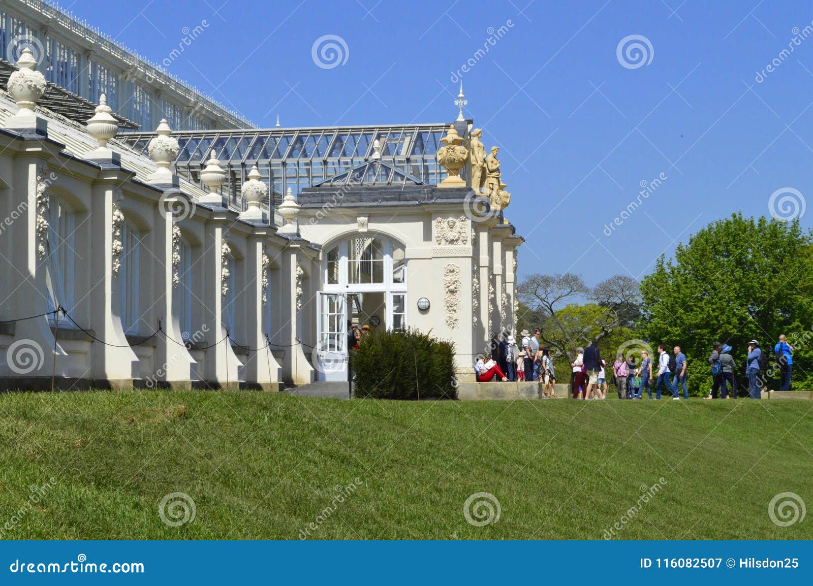 The Temperate House at Kew Botanical Gardens in London Uk Editorial