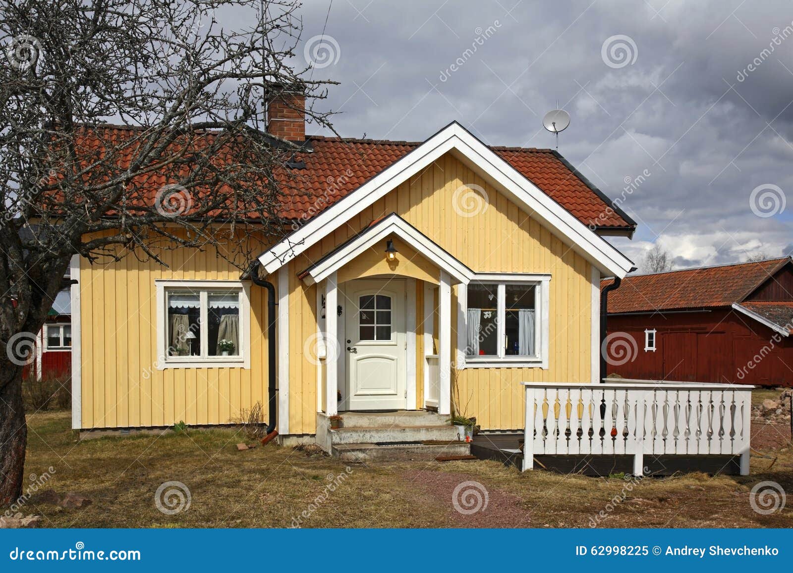 building in nusnas. dalarna county. sweden