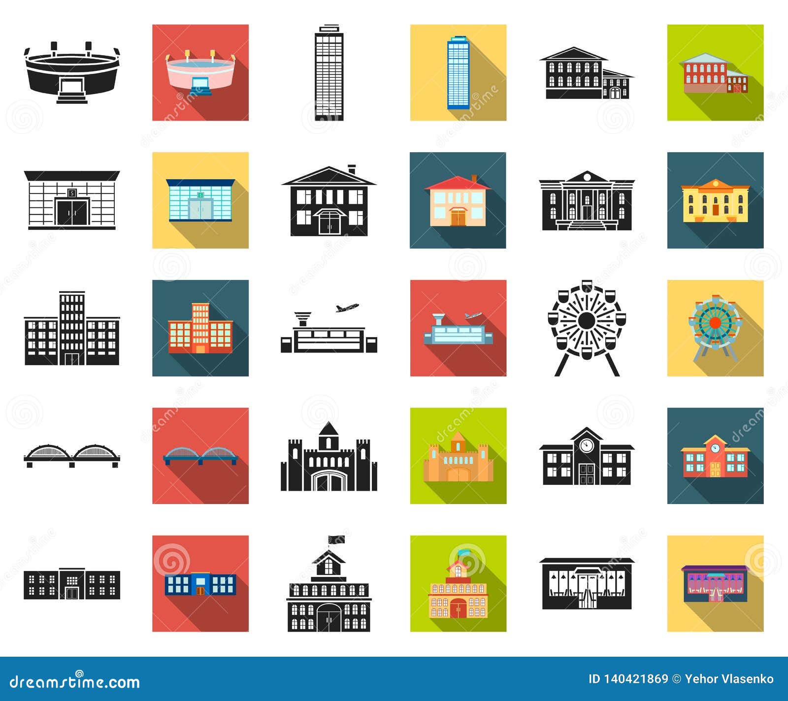 building repair black,flat icons in set collection for .building material and tools   stock web