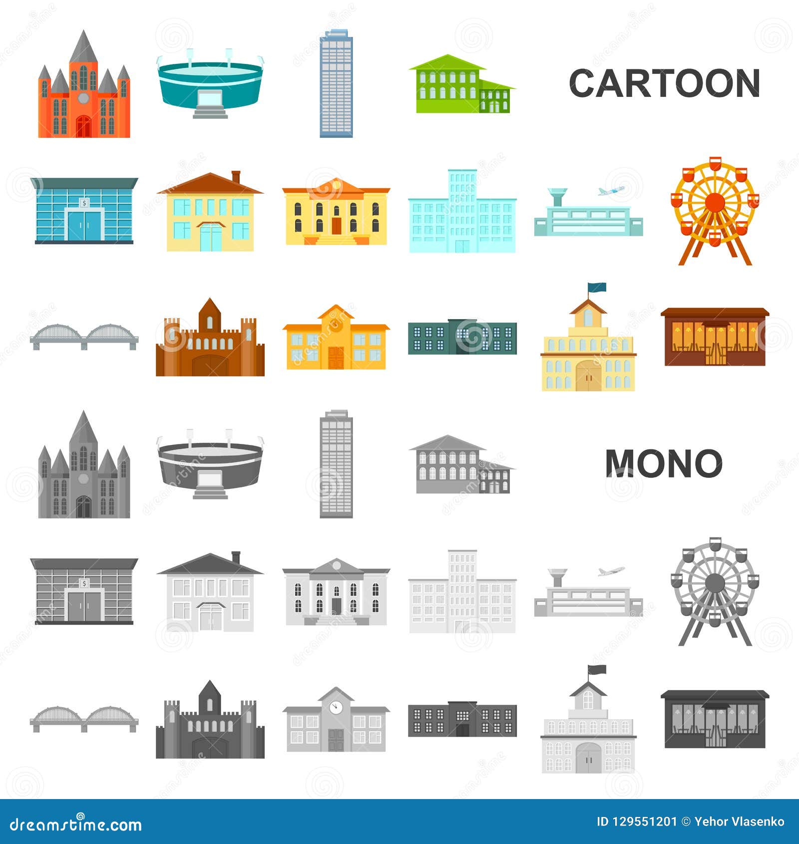 building repair cartoon icons in set collection for .building material and tools   stock web
