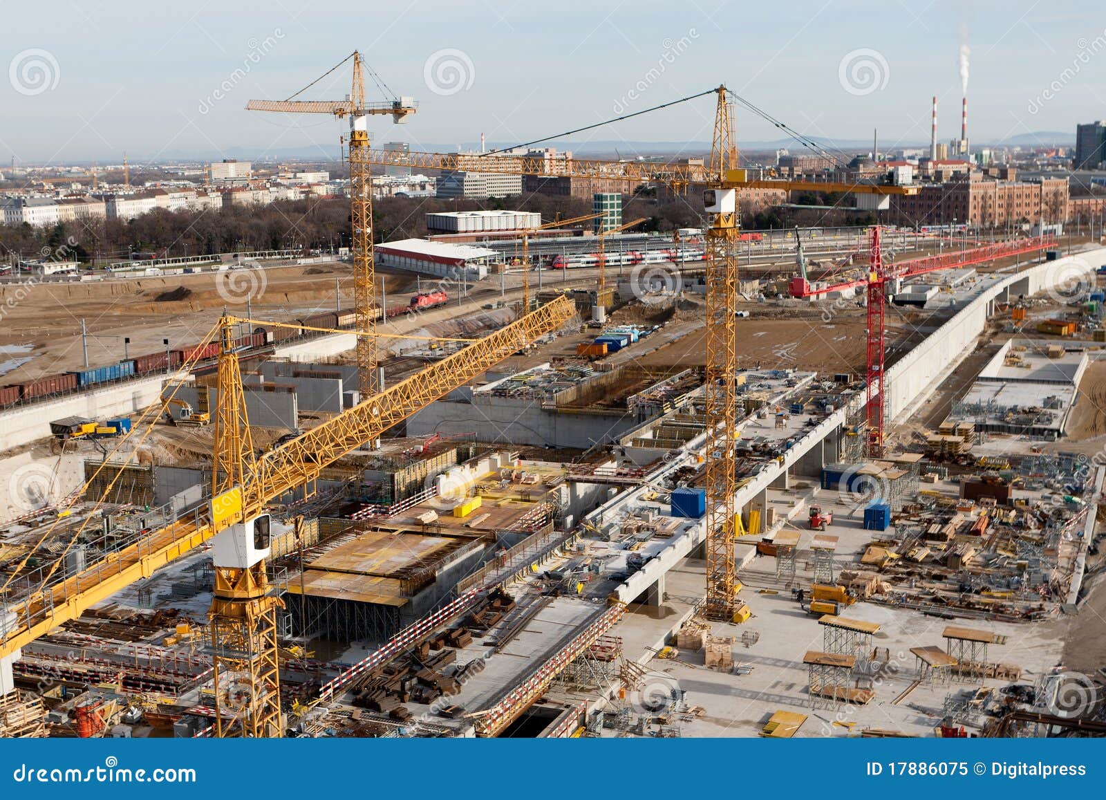 Building site stock image. Image of project, development - 17886075