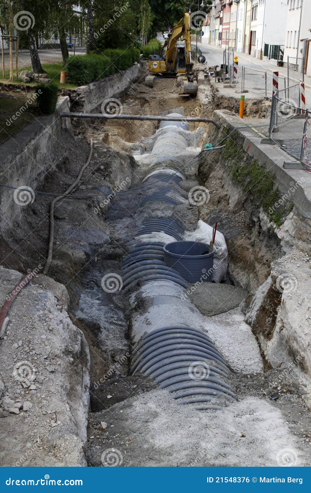 Building site stock photo. Image of management, water - 21548376