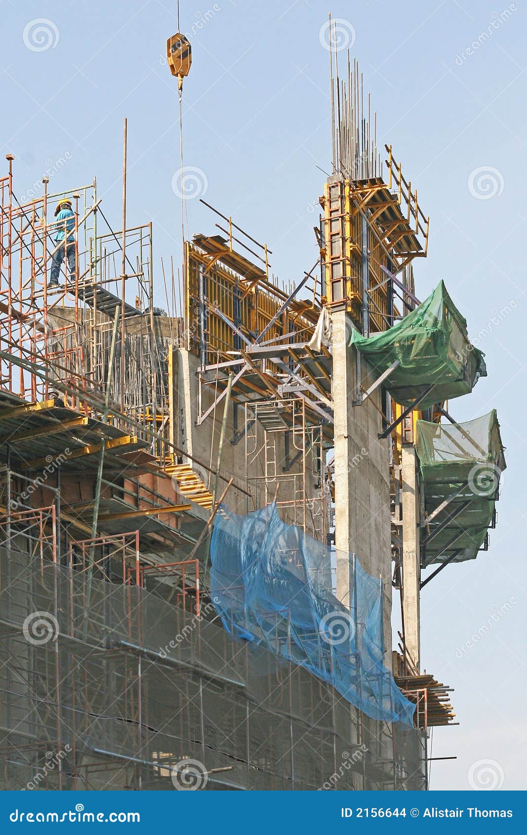 Building Site stock photo. Image of block, workers, site - 2156644