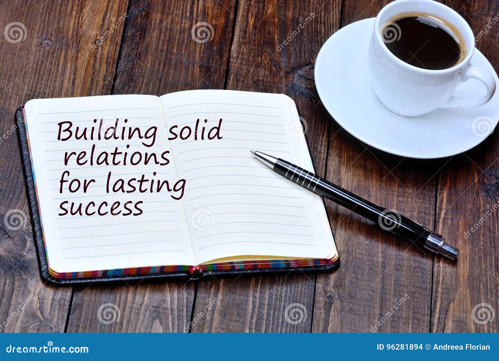 building solid relations for lasting success on notebook